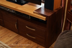 Walnut Sideboard and Entertainment Center