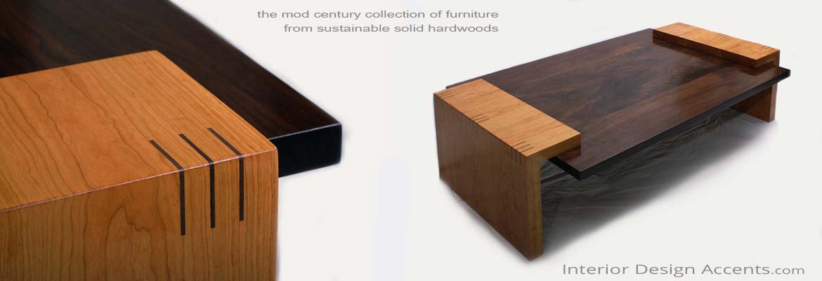 Mod Century Collection of Hardwood Furniture