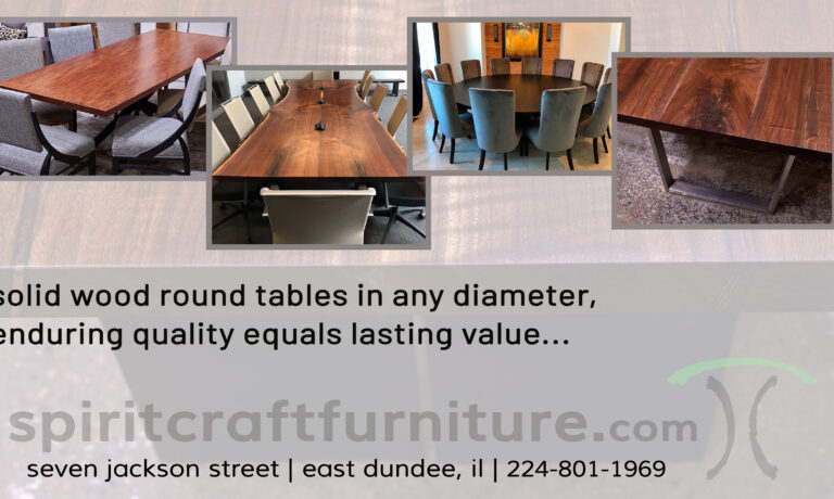 Spiritcraft Furniture Video | Solid Wood Tables and Table Tops