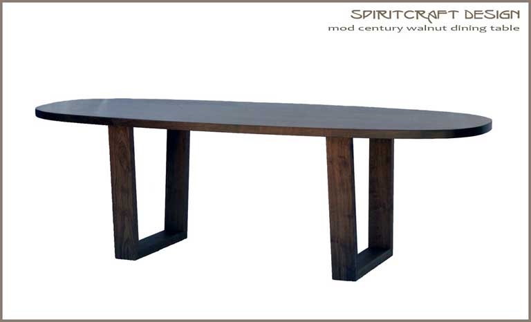 Timeless Design meets Enduring Quality in a Modern Walnut Dining Table